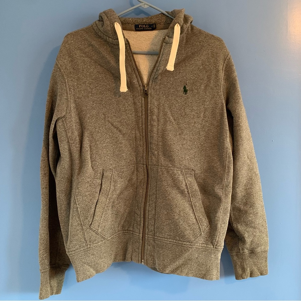Polo Ralph Lauren Gray Zip-Up Hoodie